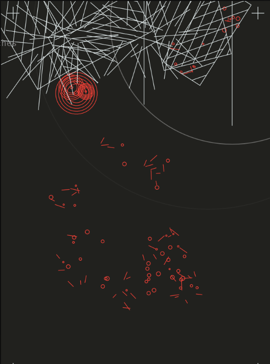 Seeded Plucks — generative score drawn from a seed