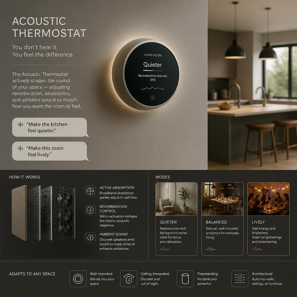Acoustic Thermostat